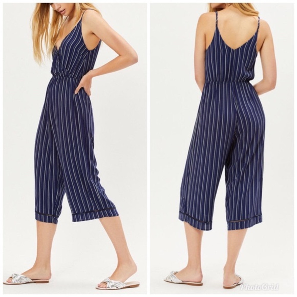 LA Hearts Navy Romper